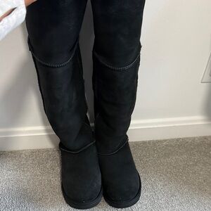 UGG Women's Black Over the Knee Boots